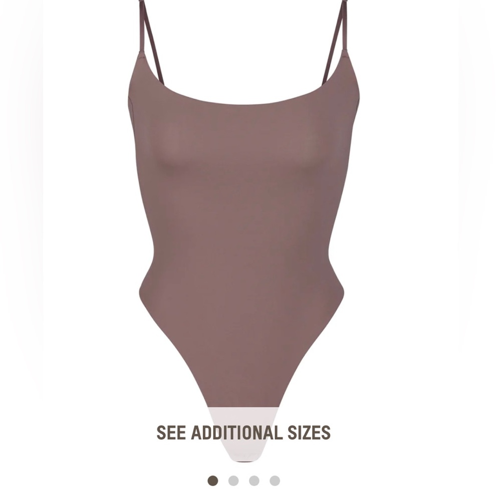 Fits Everybody Cami Bodysuit Umber L